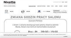 Desktop Screenshot of nivette.pl
