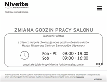 Tablet Screenshot of nivette.pl